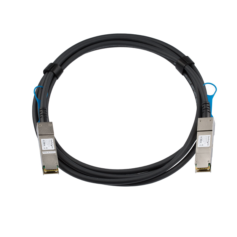StarTech QFXQSFPDAC3M 40GbE QSFP+ Copper DAC 40 Gbps Low Power Passive Transceiver